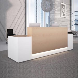 Bàn quầy lễ tân văn phòng QLT05