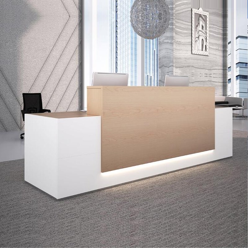 Bàn quầy lễ tân văn phòng QLT05