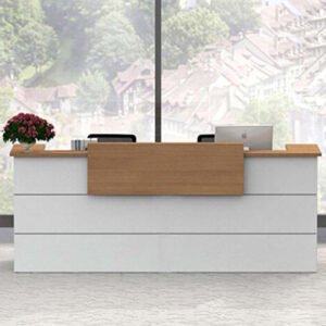 Quầy lễ tân hiện đại phong cách QLT08