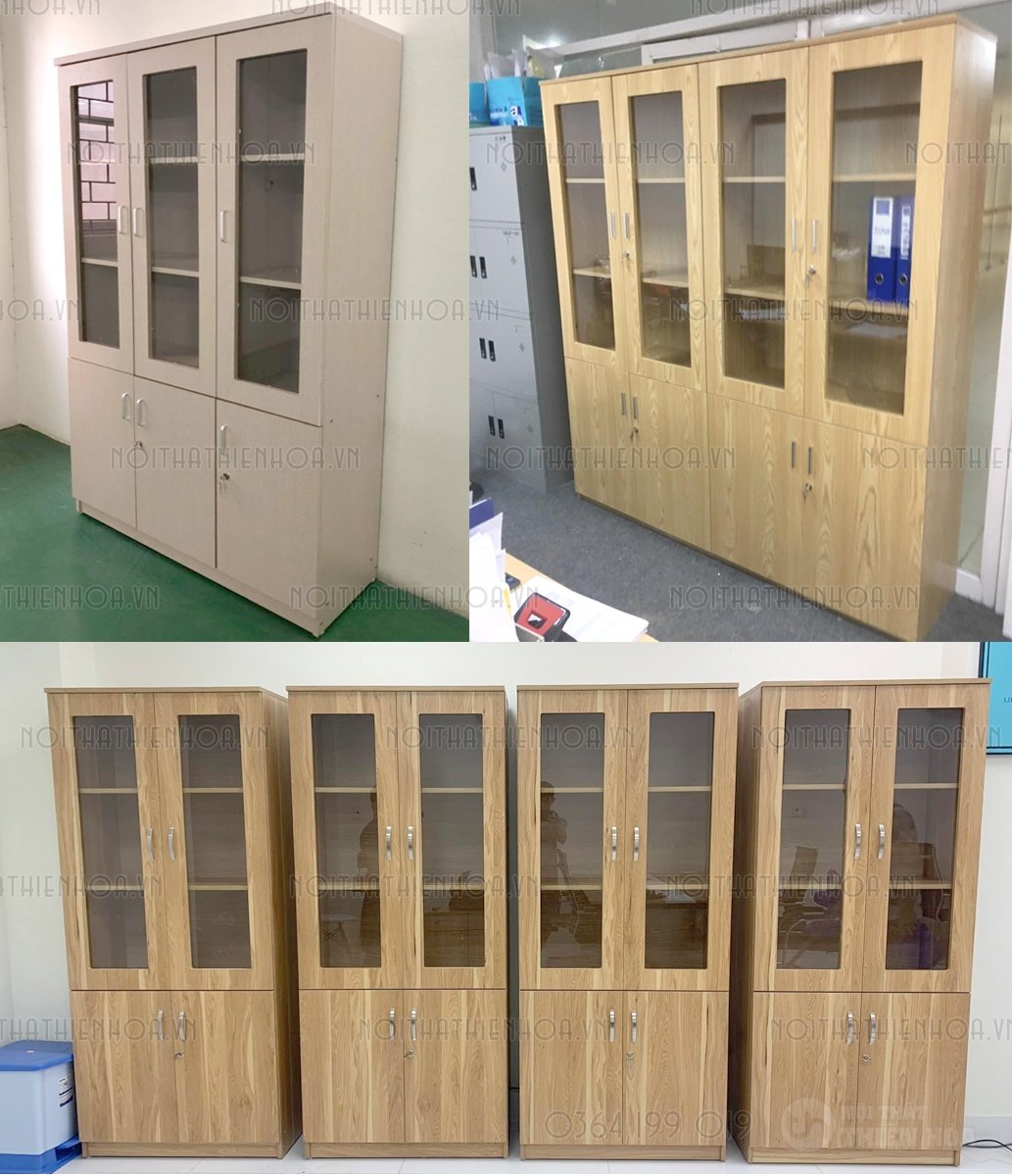 Tủ hồ sơ tài liệu 2 cánh kính