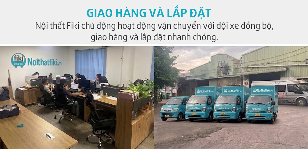 Văn phòng, giao hàng và lắp đặt