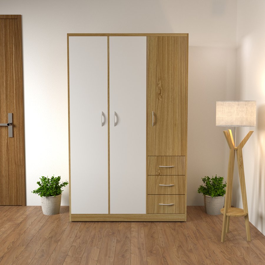 tủ áo 3 buồng giá rẻ TA-106