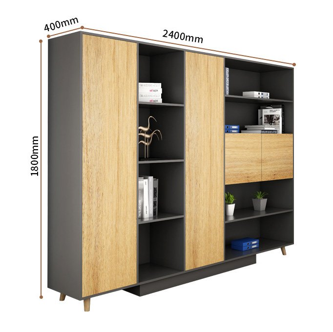 Tủ hồ sơ gỗ văn phòng hiện đại - TL 63