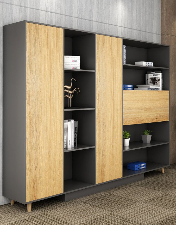 Tủ hồ sơ gỗ văn phòng hiện đại - TL 63