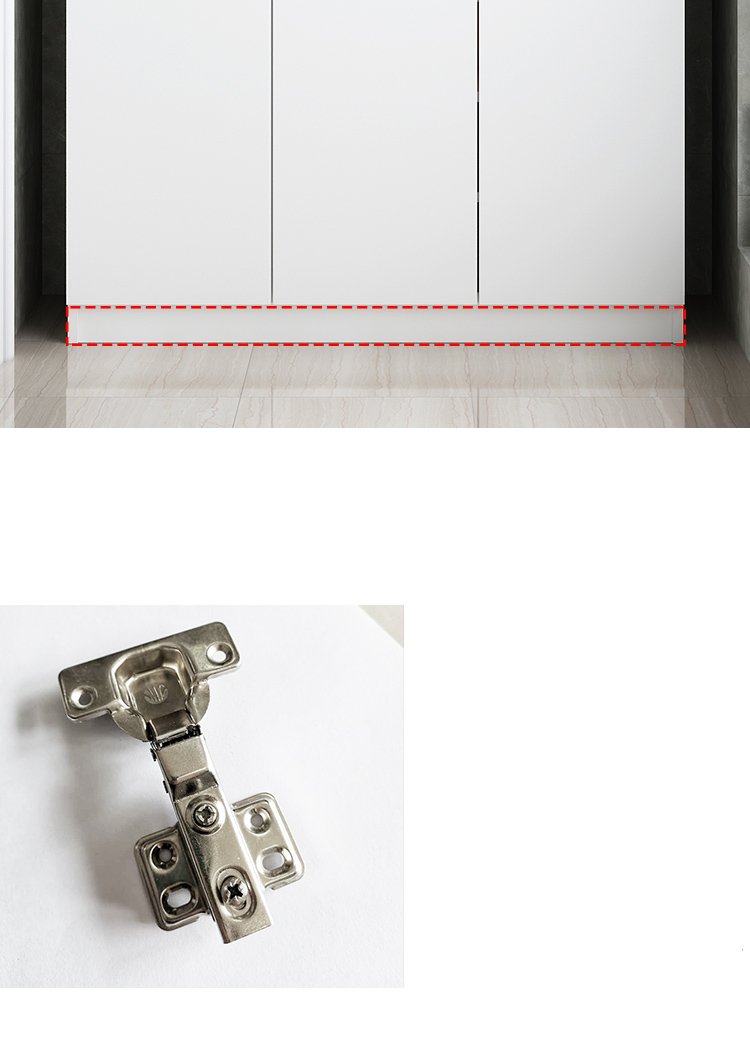 tủ quần áo gỗ công nghiệp cánh trắng TA-117