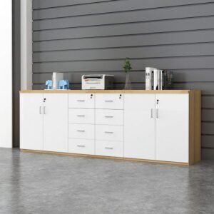 Tủ tài liệu thấp 4 cánh 8 ngăn kéo