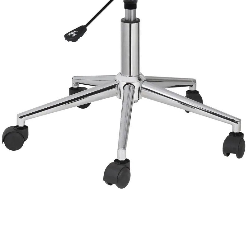 Ghế chân xoay lưng gỗ đệm da - GX26
