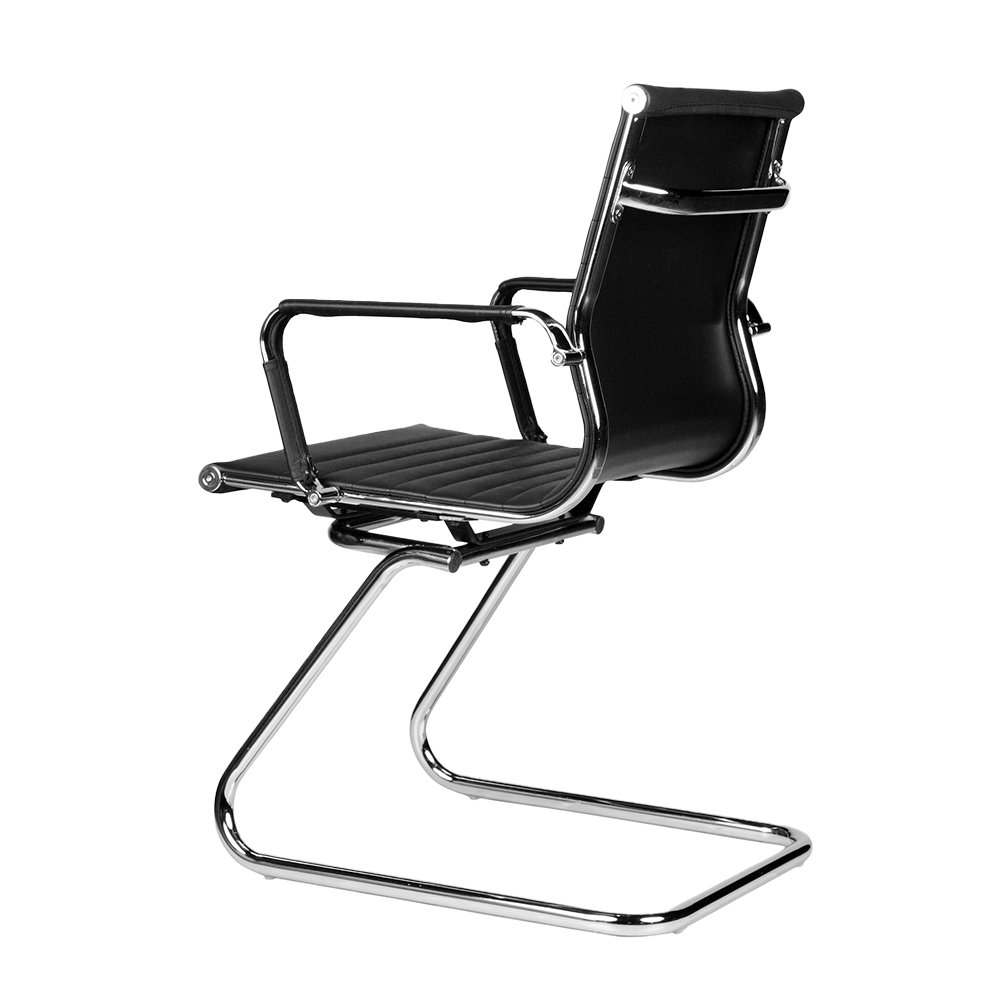 Ghế họp chân quỳ lưng da thấp 203