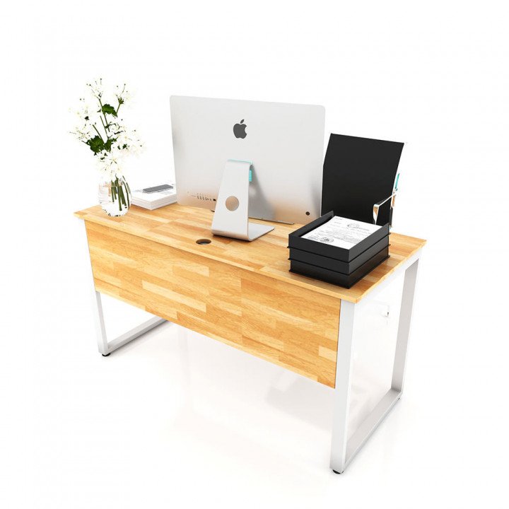 Chân bàn nhân viên 1400x600mm sắt 25x50 lắp ráp ngàm