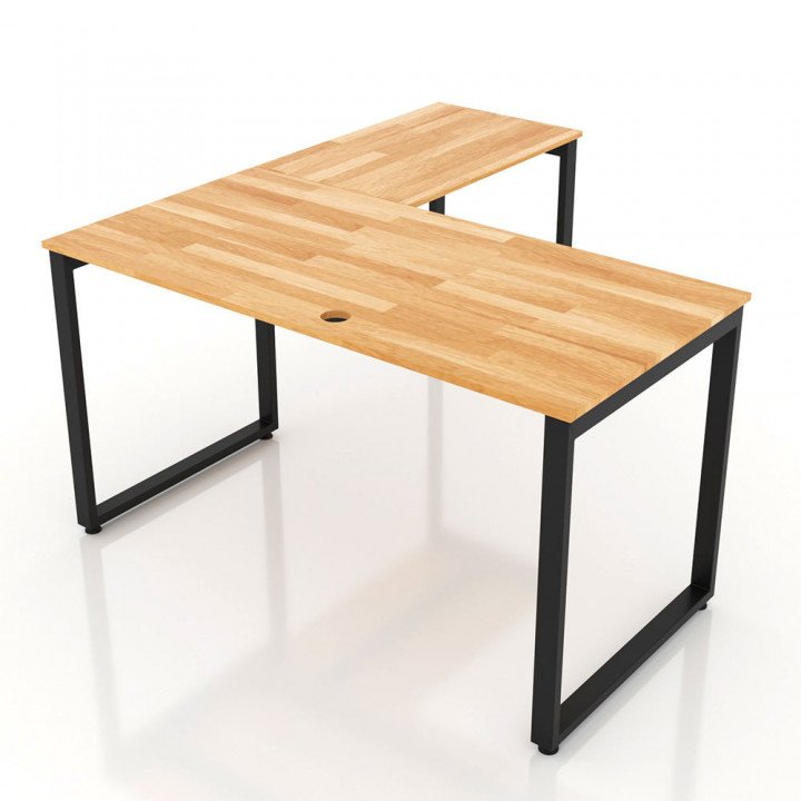 Chân bàn giám đốc 1600x800mm sắt 25x50 lắp ráp ngàm