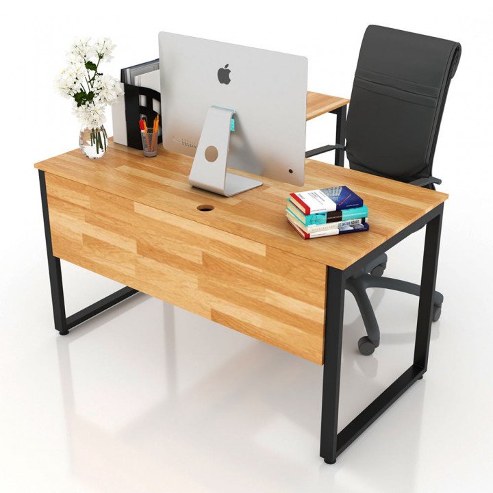 Chân bàn giám đốc 1600x800mm sắt 25x50 lắp ráp ngàm