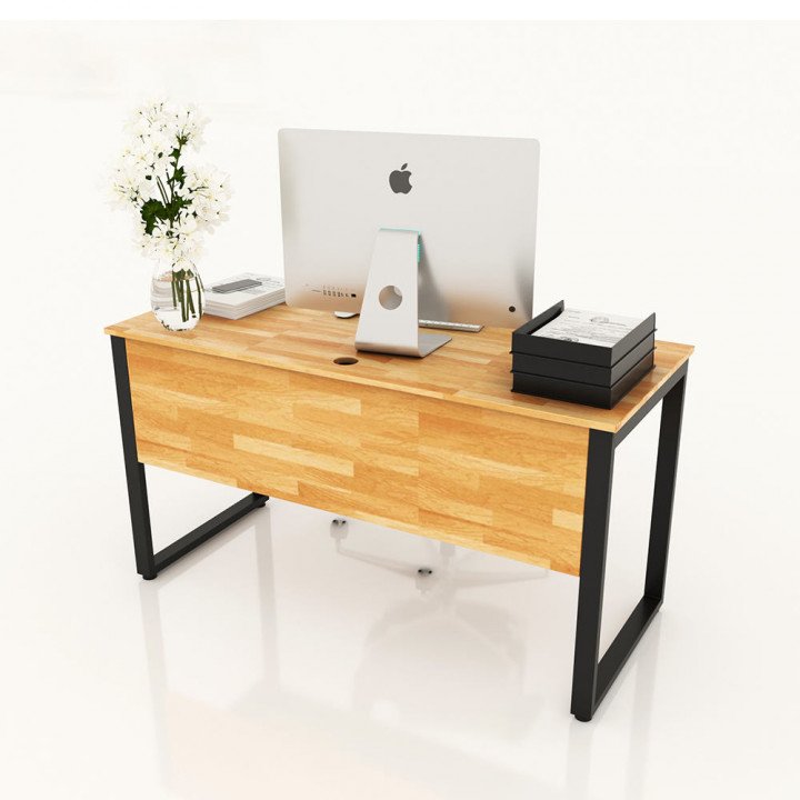 Chân bàn nhân viên 1400x600mm sắt 25x50 lắp ráp ngàm