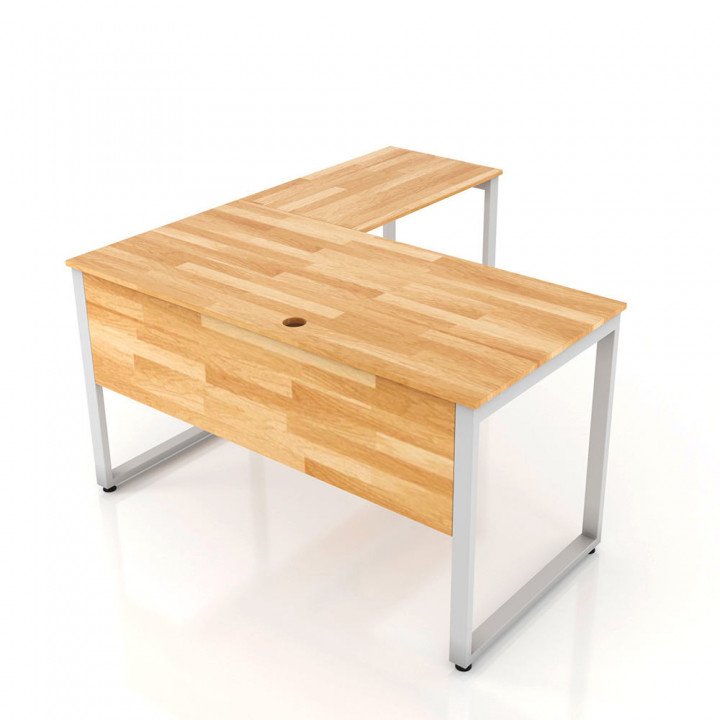 Chân bàn giám đốc 1600x800mm sắt 25x50 lắp ráp ngàm