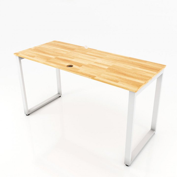 Chân bàn nhân viên 1400x600mm sắt 25x50 lắp ráp ngàm