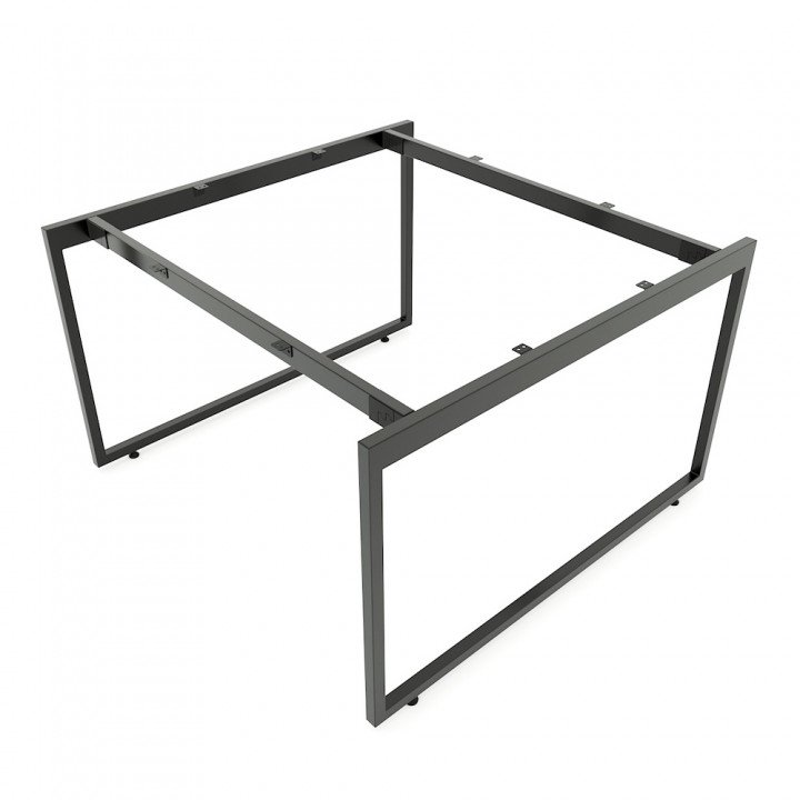 Chân sắt lắp ráp bàn 120x120cm hệ Slean