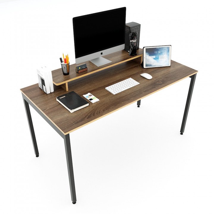 Chân sắt lắp ráp bàn 140x70cm hệ Slean