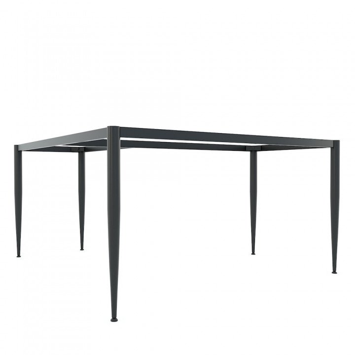 Chân sắt cho bàn chữ L 140x140cm hệ CONE II