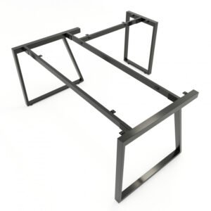 Chân bàn chữ L 160x160 hệ Trapeze II Concept lắp ráp