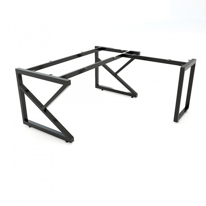 Chân chữ L 180x160cm hệ KConcept lắp ráp