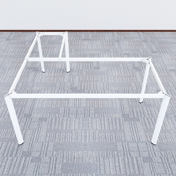 Chân bàn chữ 160x160cm hệ Oval Concept lắp ráp