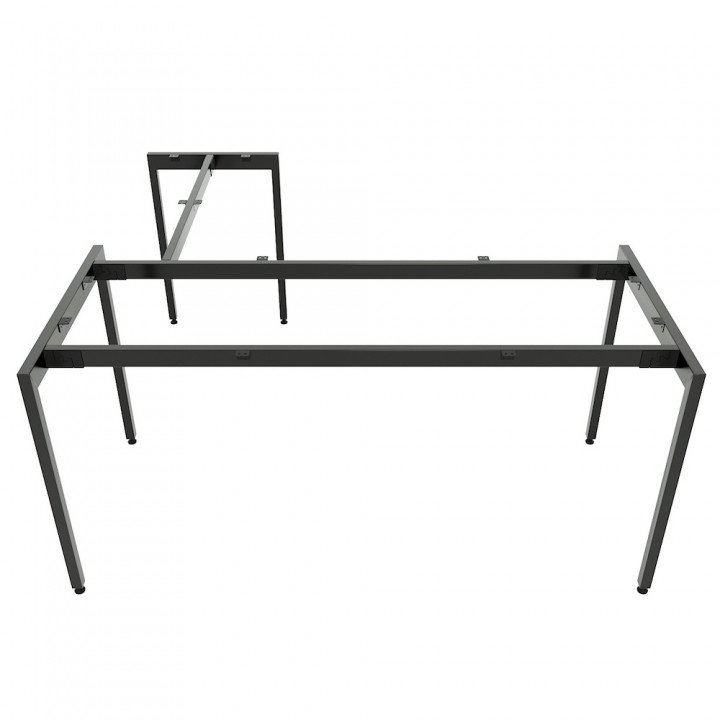 Chân sắt lắp ráp bàn chữ L 160x150cm hệ Slean