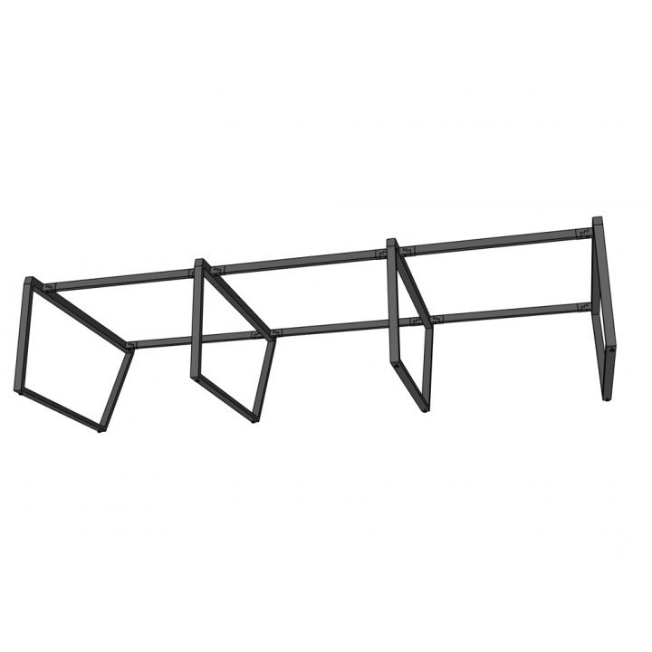 Chân bàn cụm 6 360x120 hệ Trapez Concept lắp ráp