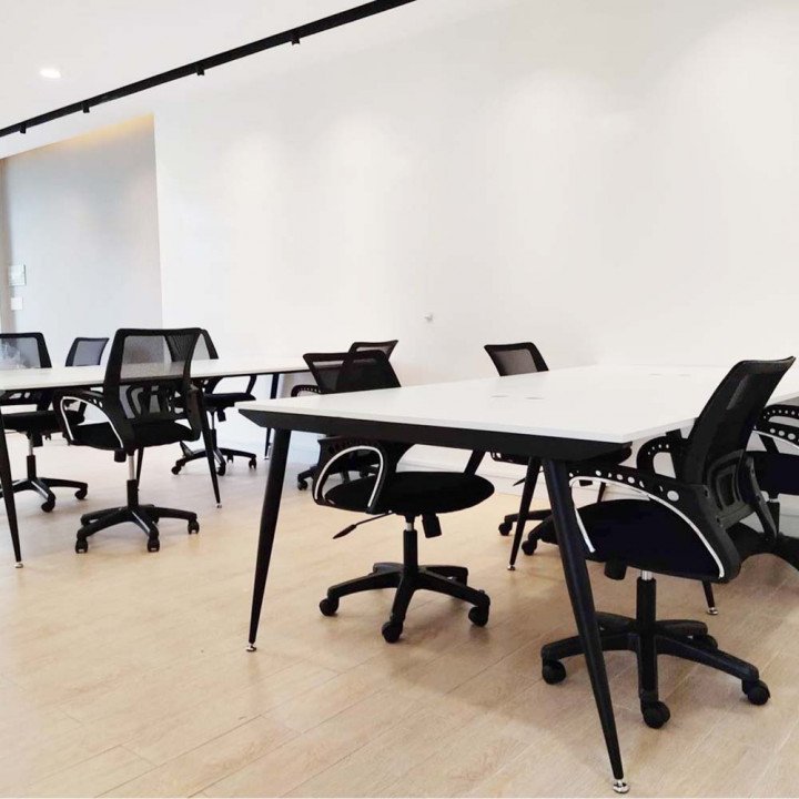 Chân bàn sắt hệ CONE Concept 240x120 lắp ráp