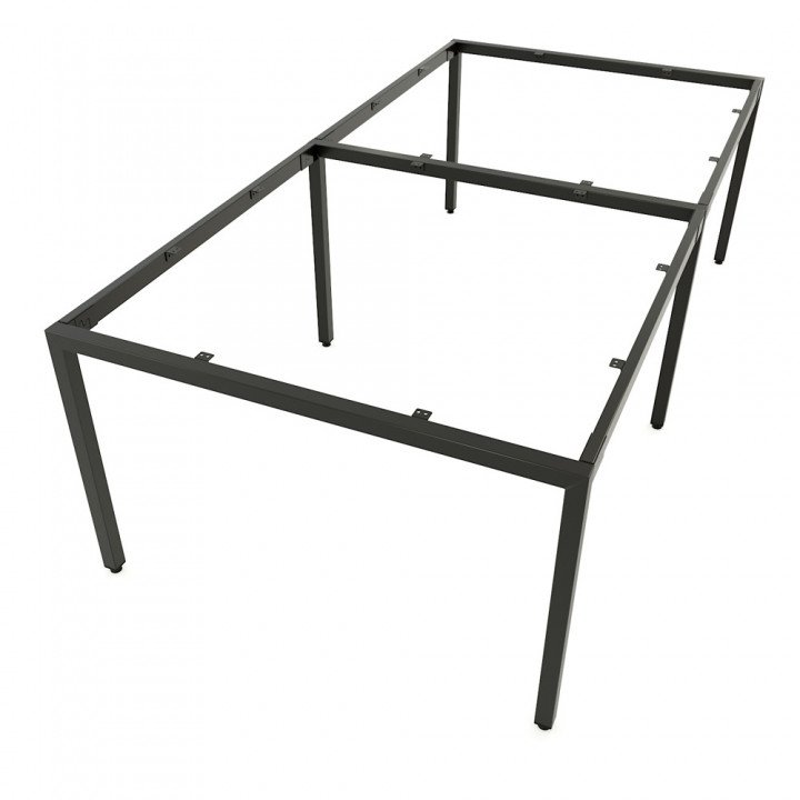Chân bàn cụm 4 hệ UConcept 240x120 lắp ráp
