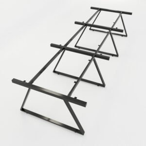 Chân bàn cụm 6 hệ Trapeze II Concept 360x120 lắp ráp