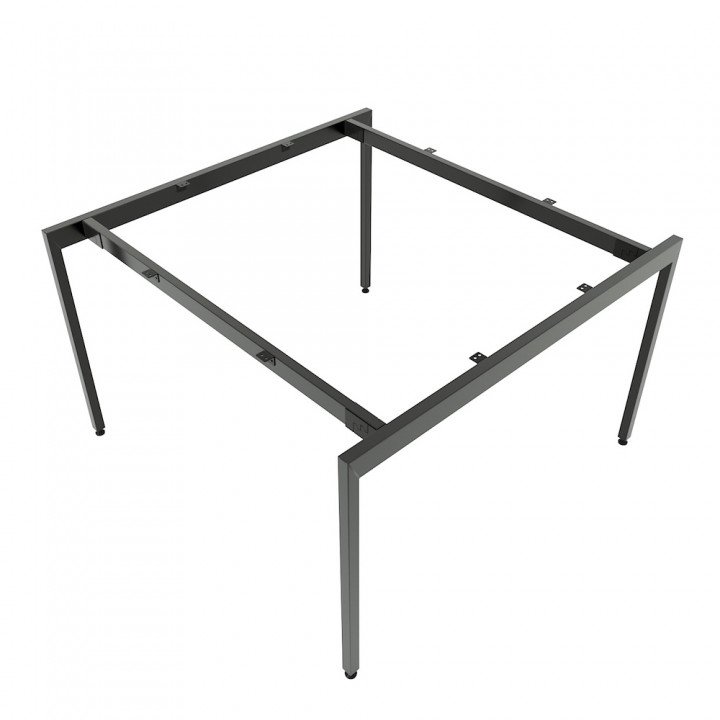 Chân sắt lắp ráp bàn 120x120cm hệ Slean