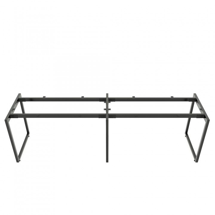 Chân sắt lắp ráp bàn cụm 2 240x60cm hệ Slean
