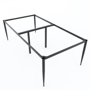 Chân sắt bàn cụm 4 240x120cm hệ CONE II