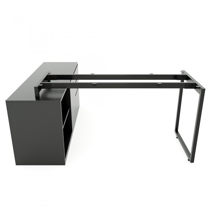 Chân sắt lắp ráp cho bàn gác tủ 140x60cm hệ Slean
