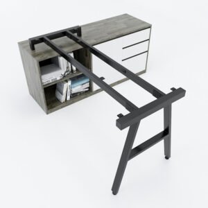 Chân bàn gác tủ 140x140 hệ AConcept lắp ráp