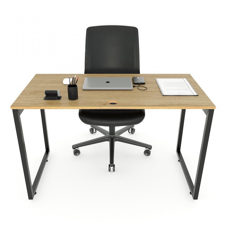 Chân sắt lắp ráp bàn 120x60cm hệ Slean