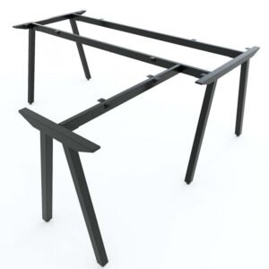 Chân bàn sắt chữ L 180x160cm hệ PLY lắp ráp
