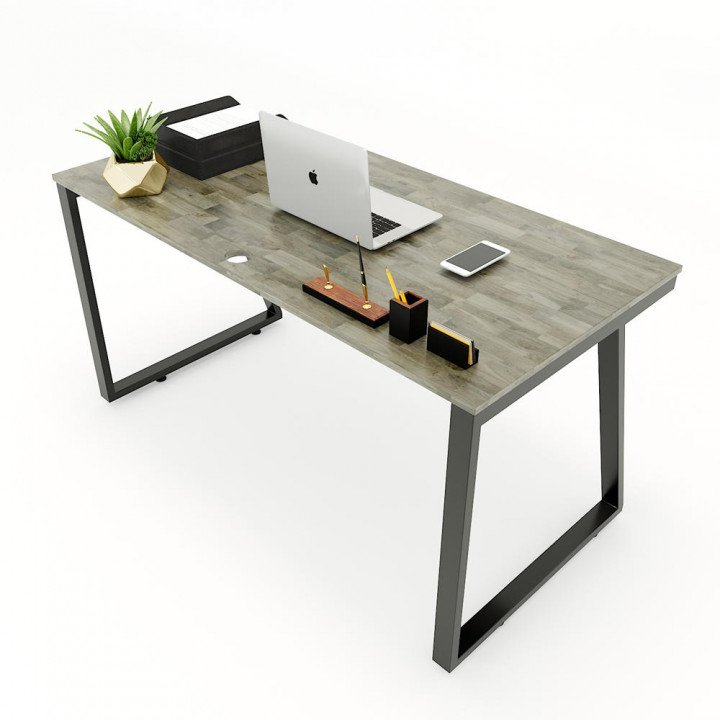 Chân bàn 140x70cm hệ Trapeze II Concept lắp ráp