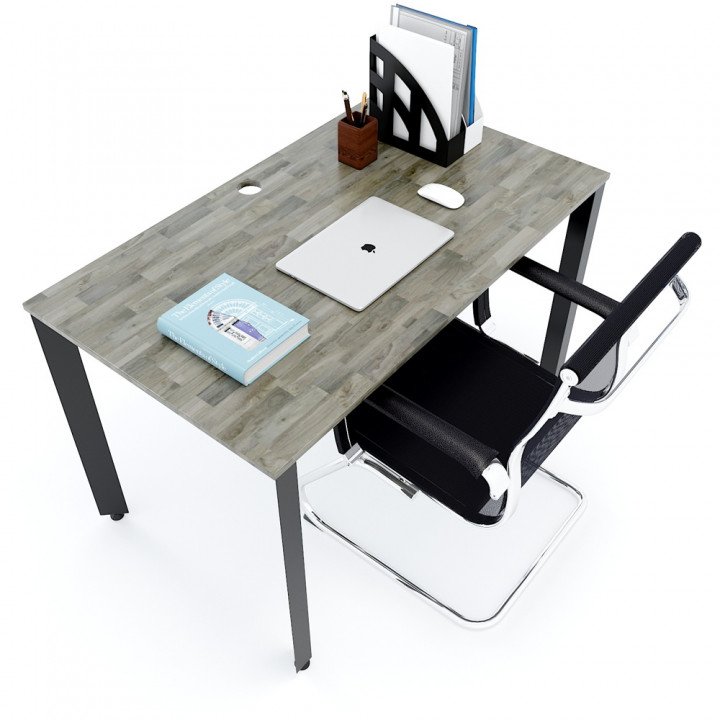 Chân bàn 120x70cm hệ Trian Concept lắp ráp