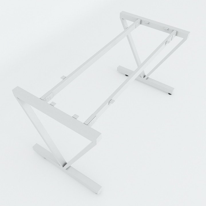Chân bàn 140x70cm hệ VConcept lắp ráp