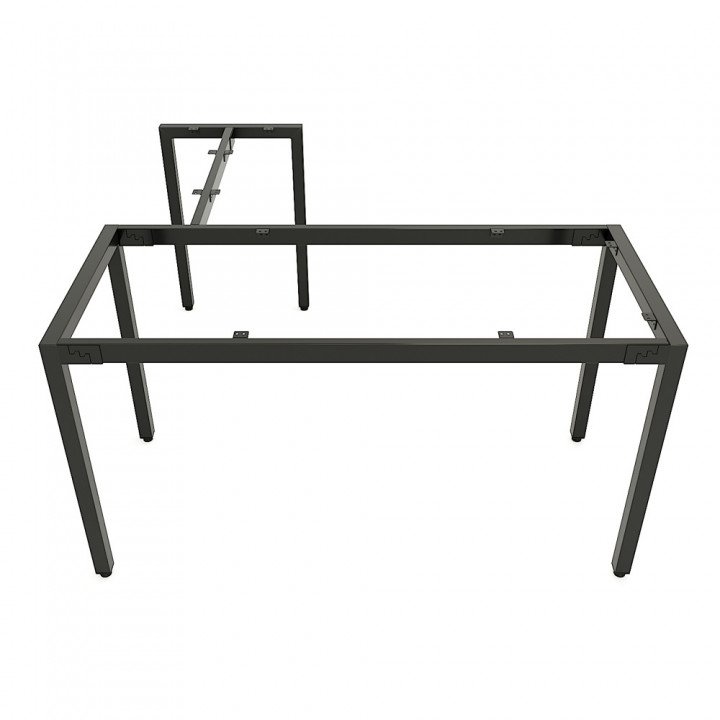 Chân bàn chữ L hệ UConcept 140x150 lắp ráp