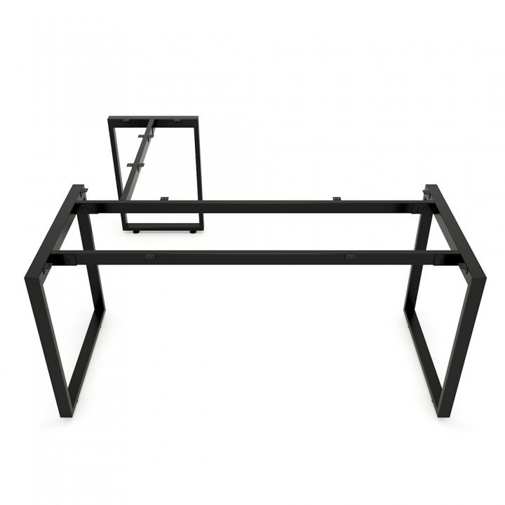 Chân sắt cho bàn chữ L 160x160cm sắt 25x50 lắp ráp