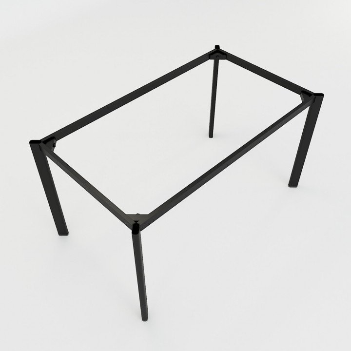 Chân bàn 120x80cm hệ Oval Concept lắp ráp
