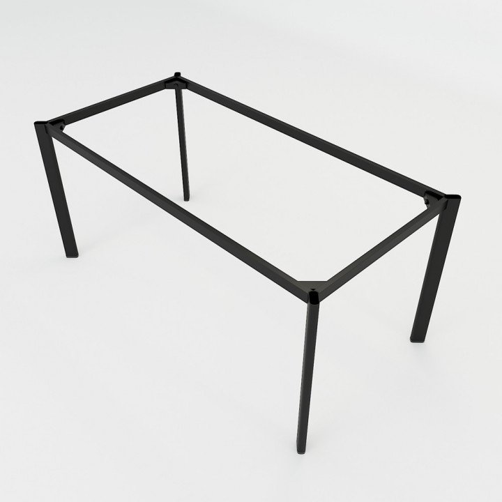 Chân bàn 160x80cm hệ Oval Concept lắp ráp