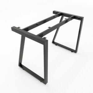 Chân sắt bàn 100x60cm hệ Trapeze II Concept lắp ráp