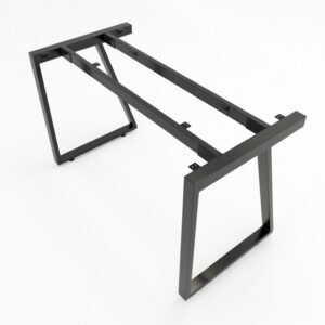 Chân sắt bàn 120x60cm hệ Trapeze II Concept lắp ráp