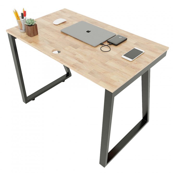 Chân sắt bàn 100x60cm hệ Trapeze II Concept lắp ráp