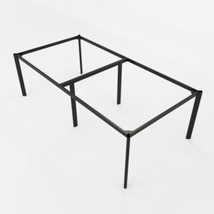 Chân bàn họp 240x120cm hệ Oval Concept lắp ráp