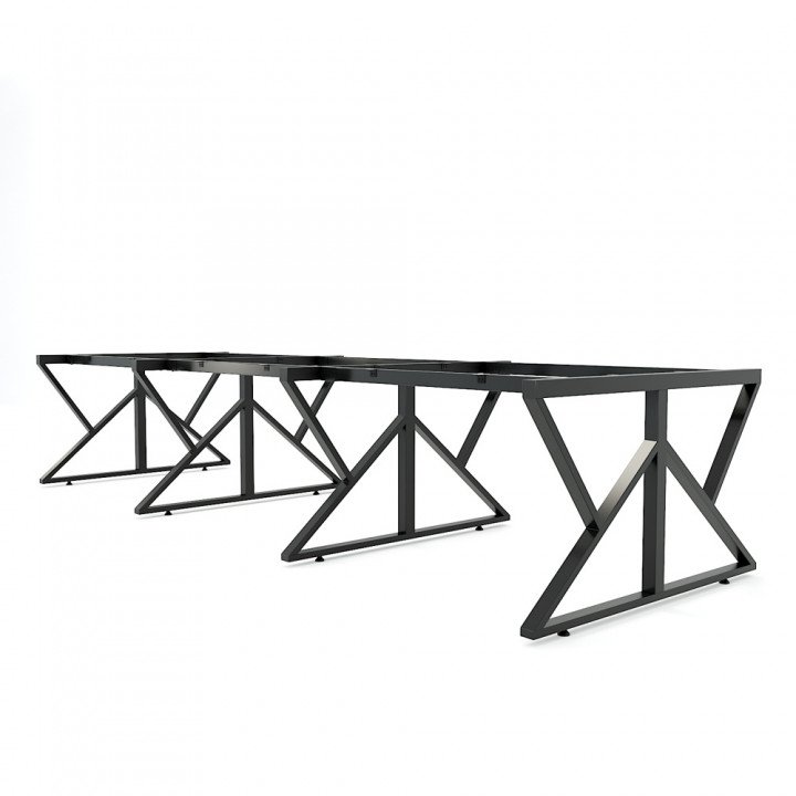 Chân bàn sắt hệ KConcept 360x120 lắp ráp