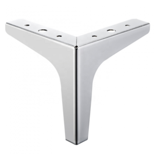 Chân ghế sofa inox cao 10cm mạ màu titan