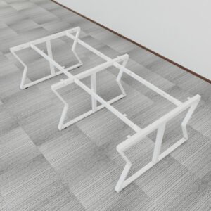 Chân bàn cụm 4 240x120 hệ MConcept lắp ráp